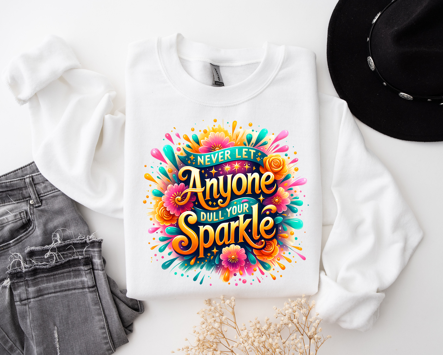 Anyone Sparkle Sweatshirt