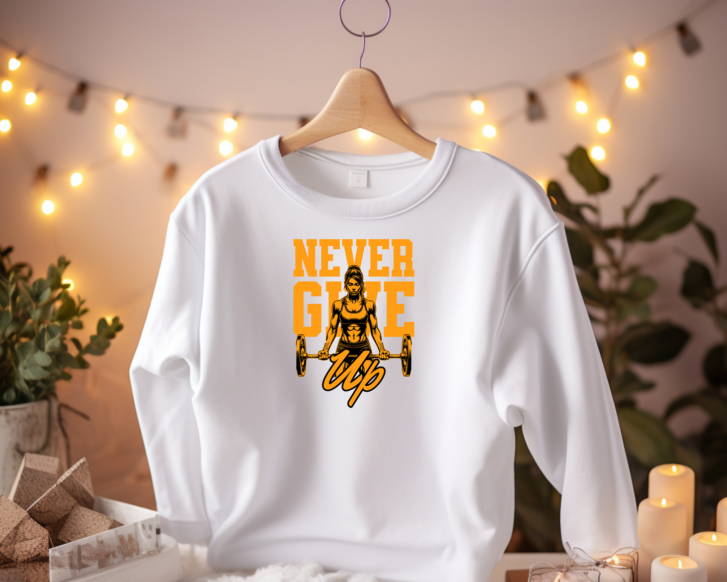 Never Give up Sweatshirt