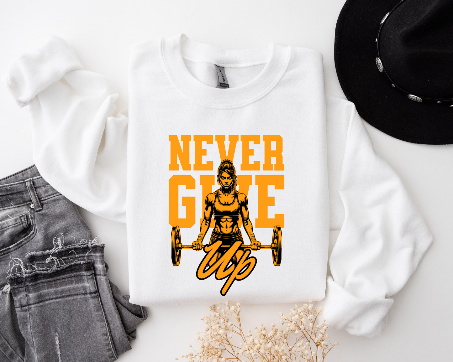 Never Give up Sweatshirt